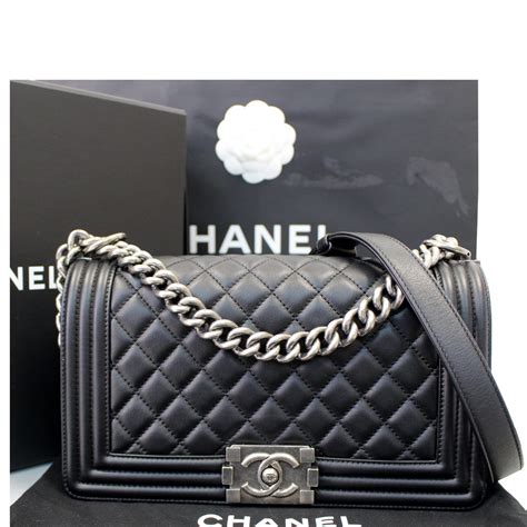 chanel boy nera originale|coco Chanel boys bag.